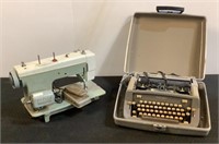 Sewing Machine And Typewriter
