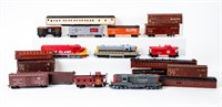 Mixed Lot of Vintage Model Train Cars and Engines