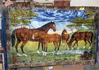 6' x 4'  Horse Tapestry