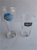 (18) ASSORTED BEER GLASSES