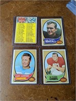 Vintage Topps Variety Football Cards
