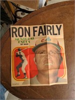 Vintage Topps Baseball Fold- up Poster