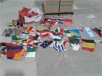 Lot of Asstd Small Flags, Banners etc