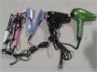 Lot of Hairdryers, Flat Irons & Curling Iron