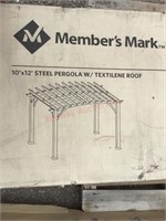 10’ x 12’ steel pergola MSRP $1500 unknown