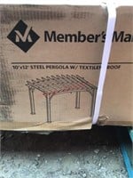 10’ x 12’ steel pergola MSRP $1500 unknown