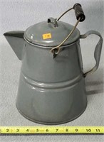 Enamel Teapot 11"T