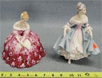 Royal Doulton Victoria & Southern Belle Figurines