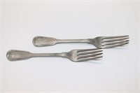 (2) WWI German Mess Forks