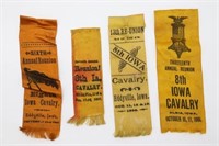 Iowa 8th Cavalry GAR Reunion Ribbons