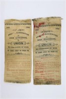 Pair of Iowa Civil War POW Reunion Ribbons