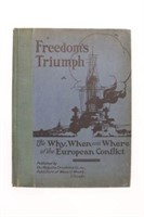 1919 Freedom's Triumph WWI Pictorial Book