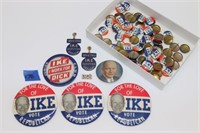 Eisenhower "IKE" Campaign Buttons
