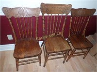 Vintage Pressback Chairs
