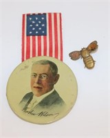 Early Presidiential Campaign Pins - McKinley & Wil