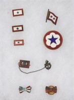 WWI/WWII In-Service & other Enamel Pins