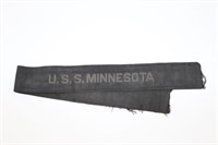 WWI USS Minnesota Cap Tally