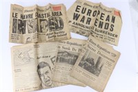 1940's Newspapers: DSM, Marshalltown, Mason City