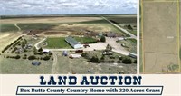320 Acres Box Butte County Grass + Home LAND AUCTION