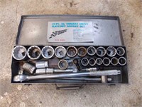 21 pc 3/4" Drive Socket Set