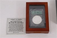 Silver Eagle Blank Planchet ICG - MS 60