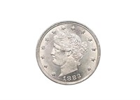 1883 Liberty Nickel/No Cents