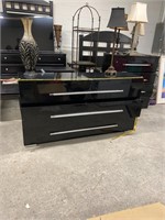 Large Black sleek dresser