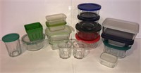 Misc. Food Containers - circle are Pyrex, most are