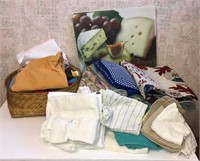 Assortment of Aprons, Placemats, Towels/Washcloths