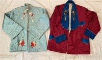 Hand sewn Oriental Jackets