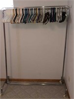 Clothing Rack w/Hangers