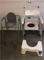 Shower Chair, Commode, Squatty Potty