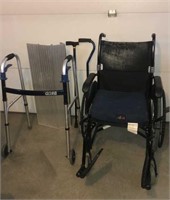 Nova Wheelchair, Walker, 2 Canes, Ramp