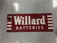1950 "Willard Batteries" Sign
