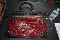 samantha bag brown red