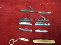 (10)Vintage pocket knives.