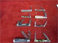 (8)Vintage pocket knives.