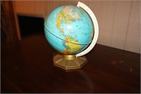 J. Chein & Co Vintage 9" Tin Globe