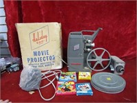 Movie projector & movies.