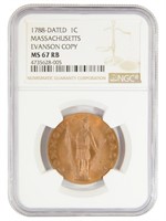 Gem RB "1788" Evanson Massachusetts Cent