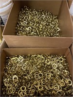 #5 brass grommets and washers