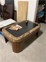 Vintage post modern man cave coffee table