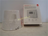 Honeywell Thermostat and Ikea Table Lamp