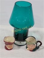 Blown Glass & Toby Mugs