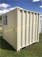 BRAND NEW 8FT STORAGE CONTAINER W/ DOOR & WINDOW