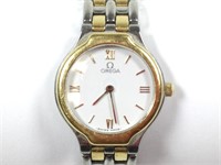 Ladies Omega DeVille Gold and Steel Wristwatch