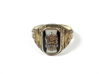 10k Gold 1939 Chaney High School Class Ring