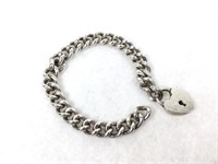 Heavy Chain Bracelet with Lock