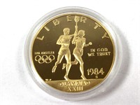 1984 S Commemorative U.S. OLYMPICS 1/2oz Gold Coin
