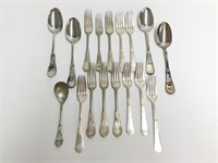 1800s Aesthetic Period Silver Plate Flatware